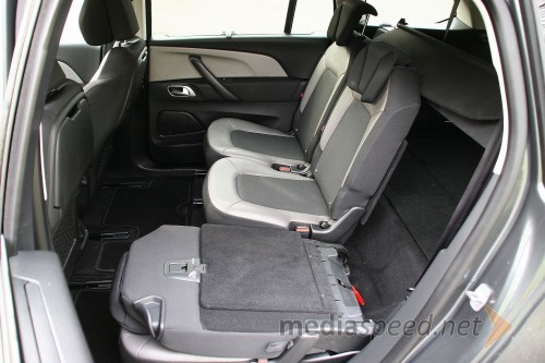 Citroën Grand C4 Picasso Intensive THP 155, sedeži se posamično podirajo