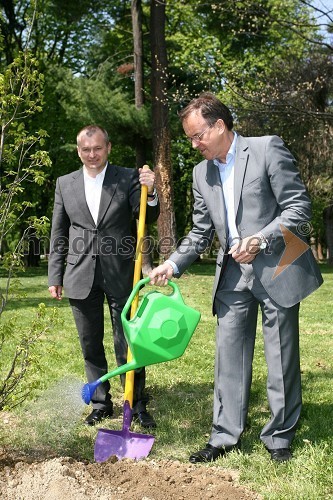 Franc Kangler, Mariborski župan in Milan Petek, poslanec LDS