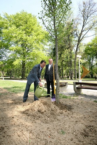 Milan Petek, poslanec LDS in Franc Kangler, Mariborski župan 
