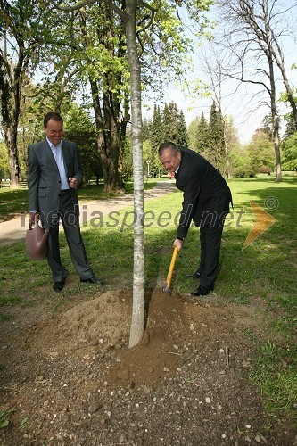 Milan Petek, poslanec LDS in Franc Kangler, Mariborski župan 
