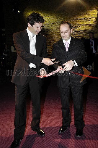 Sergej Racman, predsednik uprave Koloseja in Mitja Adam, vodja casinoja Rio