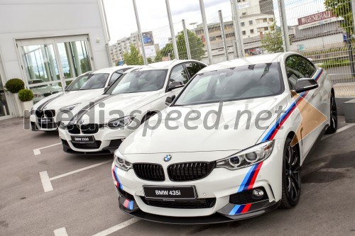 BMW serije 1, BMW serije 3 Limuzina in BMW serije 4 Coupé, opremljeni z dodatno opremo BMW M Performance