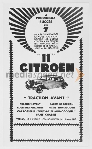 80 let Citroena Traction Avant