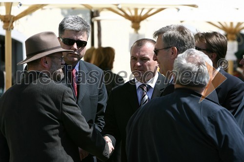 Vili Rezman, župan Ruš, Andrej Verlič, mariborski podžupan, Franc Kangler, mariborski župan in Milan Razdevšek, direktor Zavoda za turizem Maribor