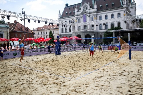 Beach volley challenge Ljubljana 2014, petek