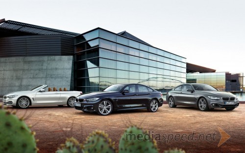 BMW serije 4 Gran Coupe v družbi Coupe-ja in Cabria