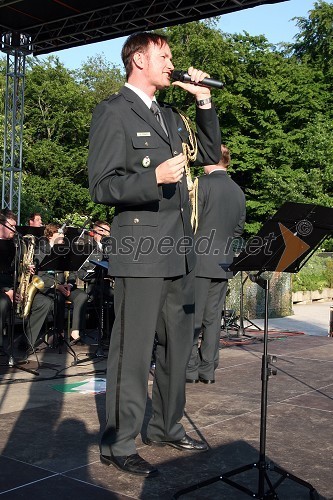 Rudolf Gas, pevec Big Band orkestra Slovenske vojske