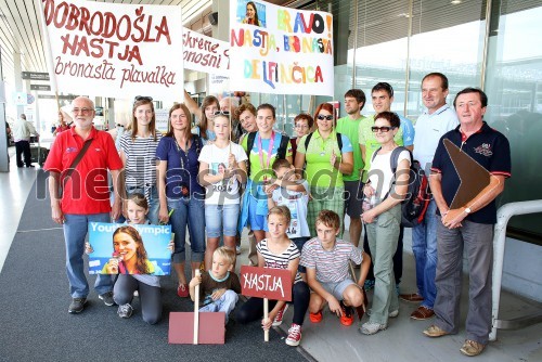 Mladinska olimpijska reprezentanca, sprejem in novinarska konferenca