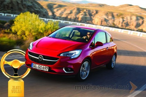 Opel Corsa zmagovalka slovenskega izbora Zlati volan 2014