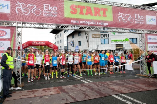 tekači in tekačice 5. eko maratona Maribor