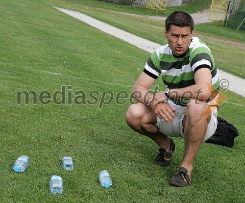 Ermin Šiljak, nogometaš in vodja ekipe avtomobilističnih novinarjev