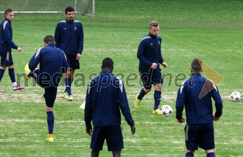 Trening in novinarska konferenca NK Maribor pred prvo tekmo v Ligi prvakov