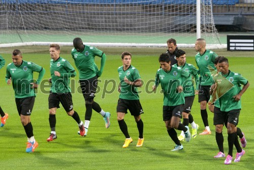 Uradni trening Sporting CP pred tekmo z NK Maribor