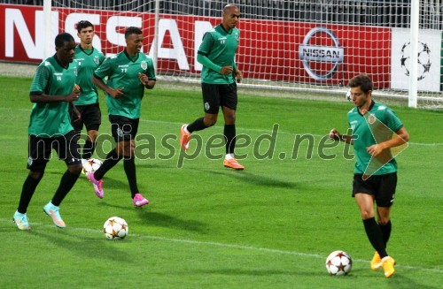 Uradni trening Sporting CP pred tekmo z NK Maribor