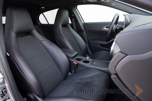 Mercedes-Benz GLA 220 CDI 4Matic, udobni sedeži z dovolj bočnega oprijema