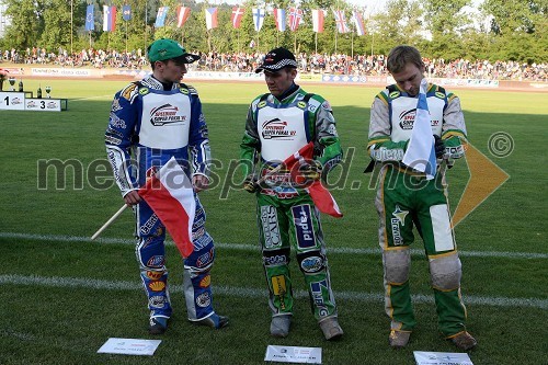 Rune Holta (Poljska), Jesper B. Jensen (Danska) in  Joonas Kylmakörpi (Finska)