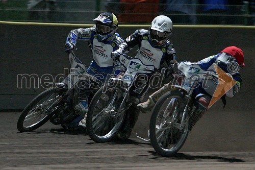 Jurica Pavlic (Hrvaška), Grzegorz Walasek (Poljska) in Izak Šantej (Slovenija)