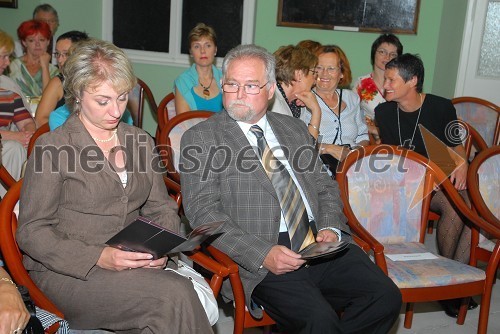 Branko Spevac, direktor Gradskega muzeja Varaždin z ženo