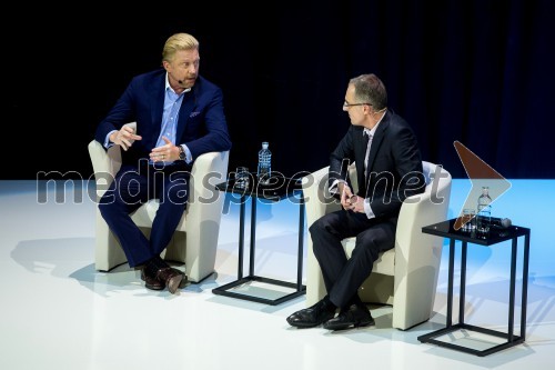 Boris Becker na dogodku Business TopTalk 2014