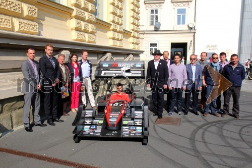 Predstavitev novega dirkalnika serije Formula Student, GPE14