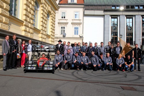 Predstavitev novega dirkalnika serije Formula Student, GPE14