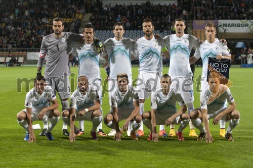 Slovenska nogometna reprezentanca v Ljudskem vrtu v Mariboru