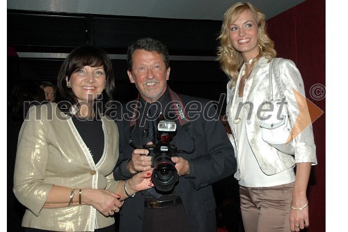 Metka Zorc, kardiologinja - Slovenka leta 2006, Stane Jerko, fotograf in Tjaša Kokalj, miss Universe Slovenije 2007