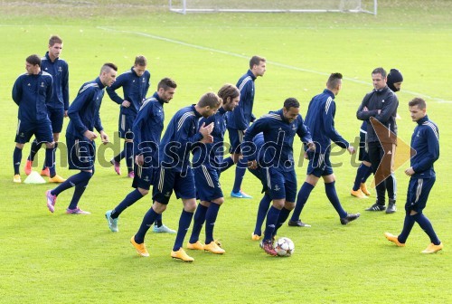 Trening in novinarska konferenca NK Maribor pred tekmo s Chelse