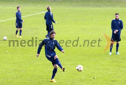 Trening in novinarska konferenca NK Maribor pred tekmo s Chelse