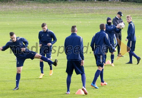 Trening in novinarska konferenca NK Maribor pred tekmo s Chelse