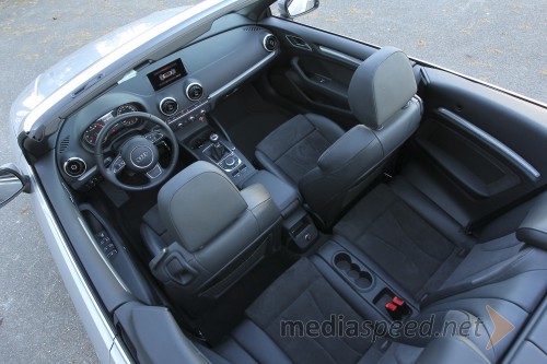 Audi A3 Cabriolet 1.4 TFSI Ambition, zadaj je malo prostora
