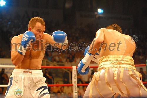 Dejan Zavec, boksar in Jorge Daniel Miranda, boksar