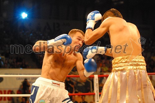 Dejan Zavec, boksar in Jorge Daniel Miranda, boksar