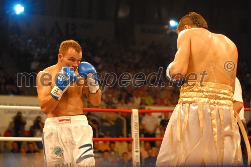 Dejan Zavec, boksar in Jorge Daniel Miranda, boksar