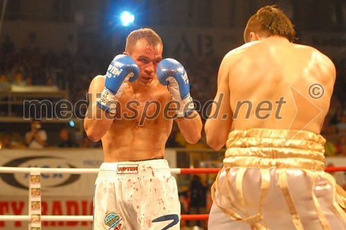 Dejan Zavec, boksar in Jorge Daniel Miranda, boksar