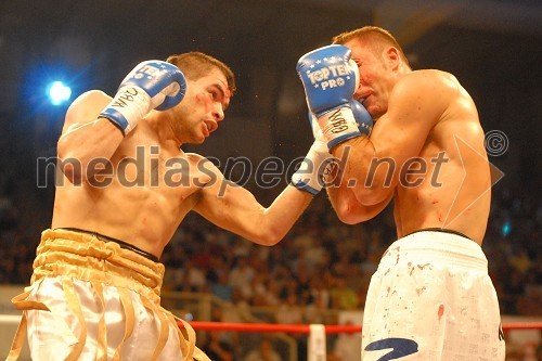 Jorge Daniel Miranda, boksar in Dejan Zavec, boksar