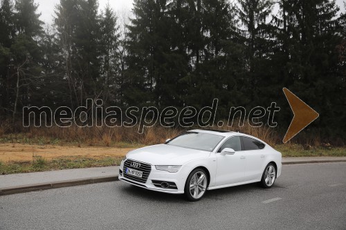 Audi A7, slovenska predstavitev