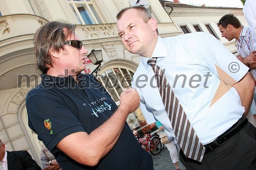 Vladimir Rukavina, Gogo, direktor Festivala Lent in Franc Kangler, župan mestne občine Maribor