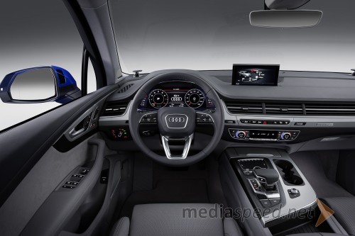 Novi Audi Q7, notranjost