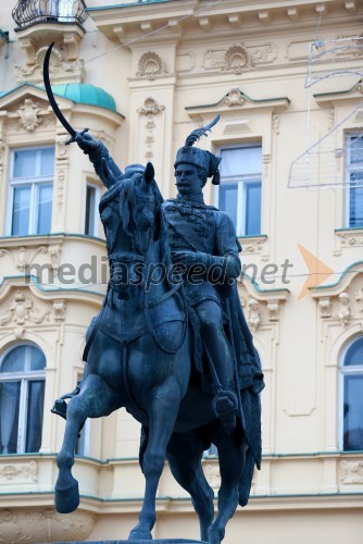 Kip bana Josipa Jelačića, Trg bana Jelačića, Zagreb