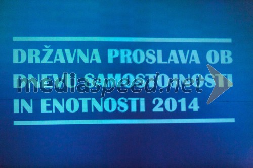 Državna proslava ob dnevu samostojnosti in enotnosti 2014