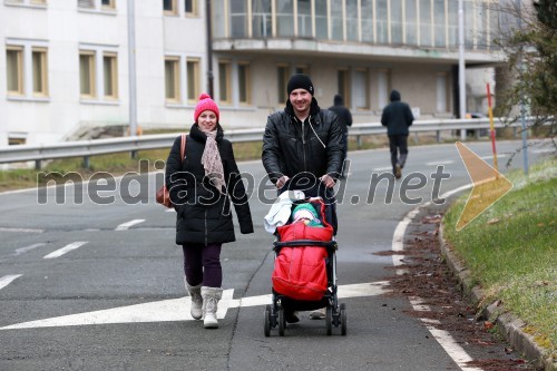 Protesti proti dodatni obdavčitvi delavcev migrantov