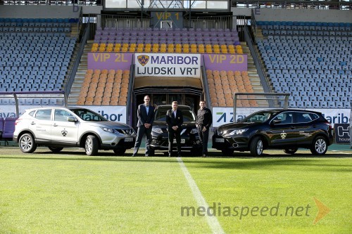 Nissan Qashqai varno vozi tudi nogometaše NK Maribor.