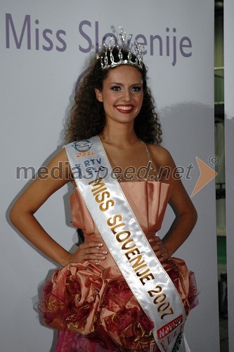 Tadeja Ternar, Miss Slovenije 2007