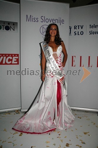 Anja Lukman, 2. spremljevalka Miss Slovenije 2007