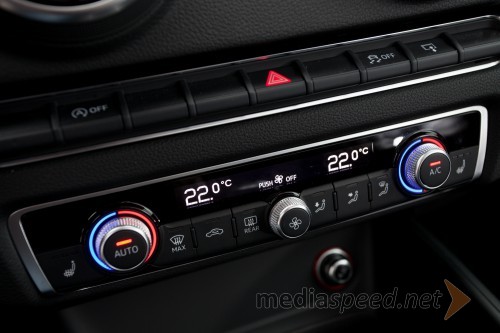Audi A3 Sportback 1.6 TDI Attraction, učinkovita dvo področna samodejna klimatska naprava