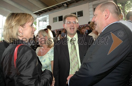 Barbara Brezigar, generalna državna tožilka, dr. Miro Cerar, pravnik in Miro Senica, odvetnik