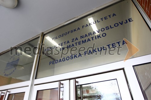 Filozofska fakulteta, Fakulteta za naravoslovje in matematiko ter Pedagoška fakuteta Univerze v Mariboru