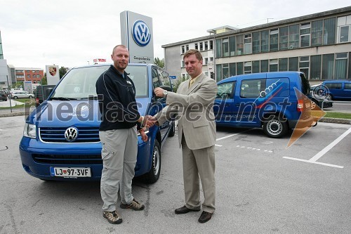 Predaja vozil VW Transporter in Caddy Bob Zvezi Slovenije