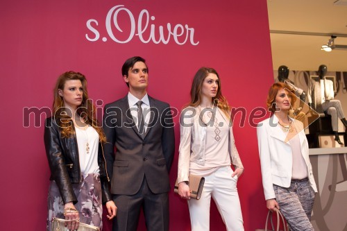 Manekeni Karin, Marko, Lia in Zlata, s. Oliver Press Day